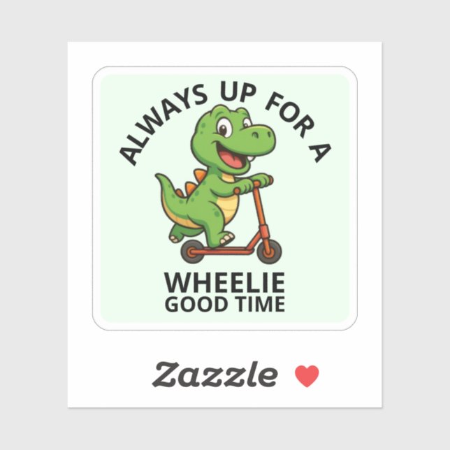 Cute Green Dinosaur (Sheet)