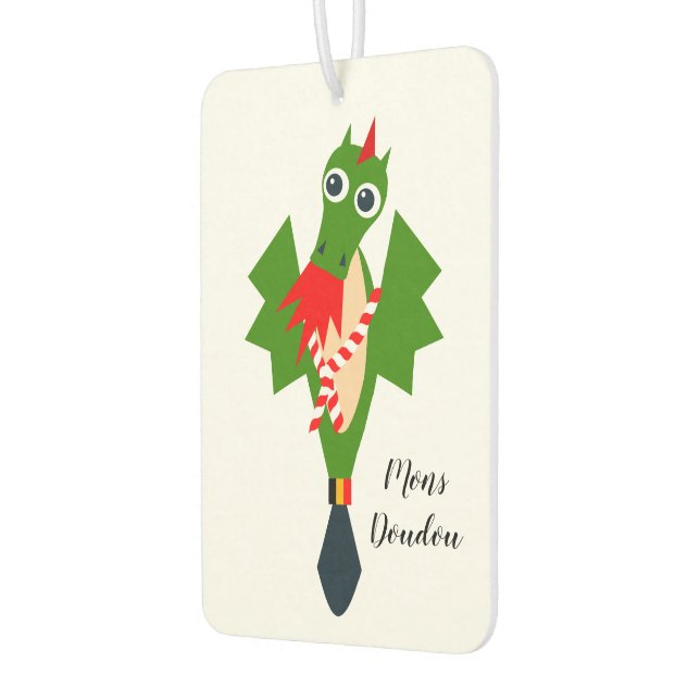 Cute green dragon of Doudou Air Freshener (Left)