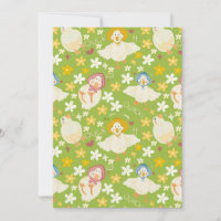 Cute Green Duck & Daisy Flower Seamless Pattern