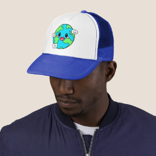Cute Green Earth Day  Trucker Hat