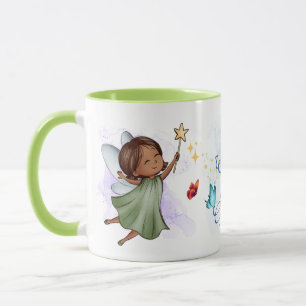 Cute Green Fairy All Wishes Are Granted Mug