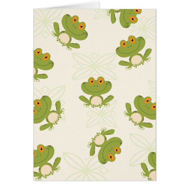 Cute Green Frog Pattern (Front)