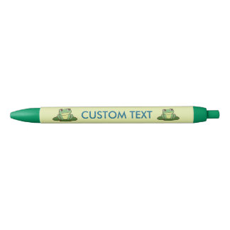 Cute Green Frog Personalized Pen