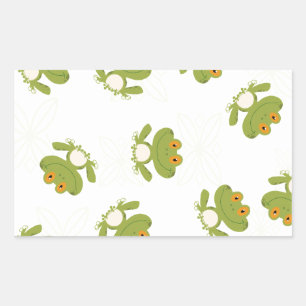 Cute Green Frog Sticker