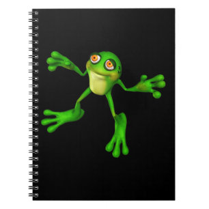 Cute Green Froggy Notebook