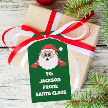 Cute Green From Santa Claus Custom Kids