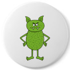 Cute green goblin cartoon