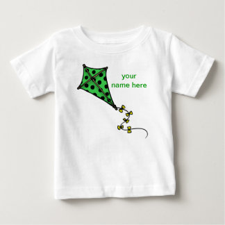 Cute Green Kite Toddler Long Sleeves Baby T-Shirt