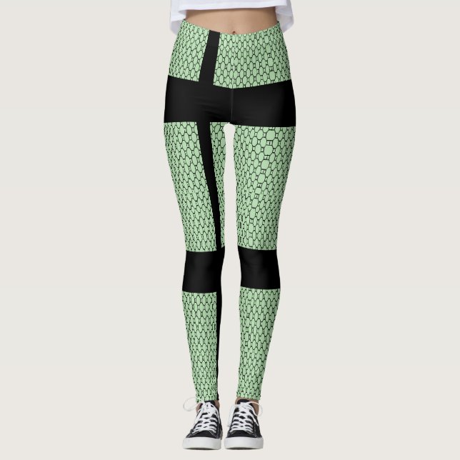 Cute Green Leggings (Front)