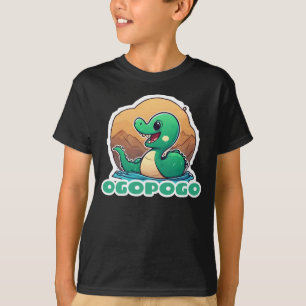 Cute Green Ogopogo the Okanagan Lake Monster T-Shirt
