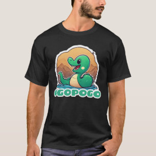 Cute Green Ogopogo the Okanagan Lake Monster T-Shirt