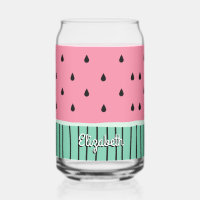 Cute Green Pink Pastel Watermelon Personized