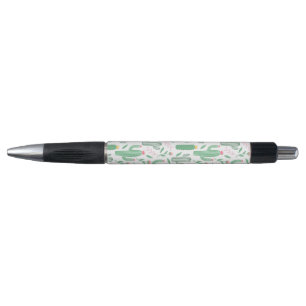 Cute Green Succulent Desert Cactus Pattern Pen