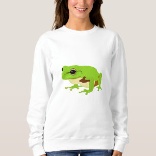 Cute Green Tree Frog Sweatshirt