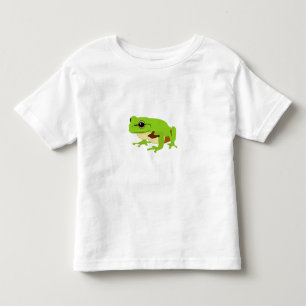Cute Green Tree Frog Toddler T-shirt