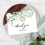 Cute Greenery Eucalyptus Bridal Shower Thank You Postcard<br><div class="desc">Cute Greenery Eucalyptus Bridal Shower Thank You Postcard</div>