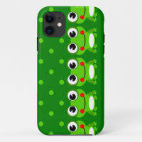 Cute grenouille et Polka coques iphone