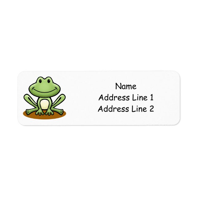 Cute Grenouille verte (Devant)