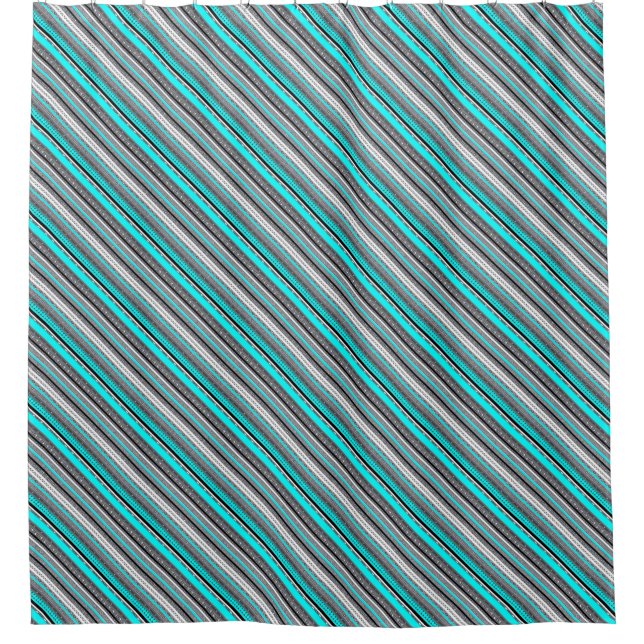 Cute grey aqua aztec patterns (Front)