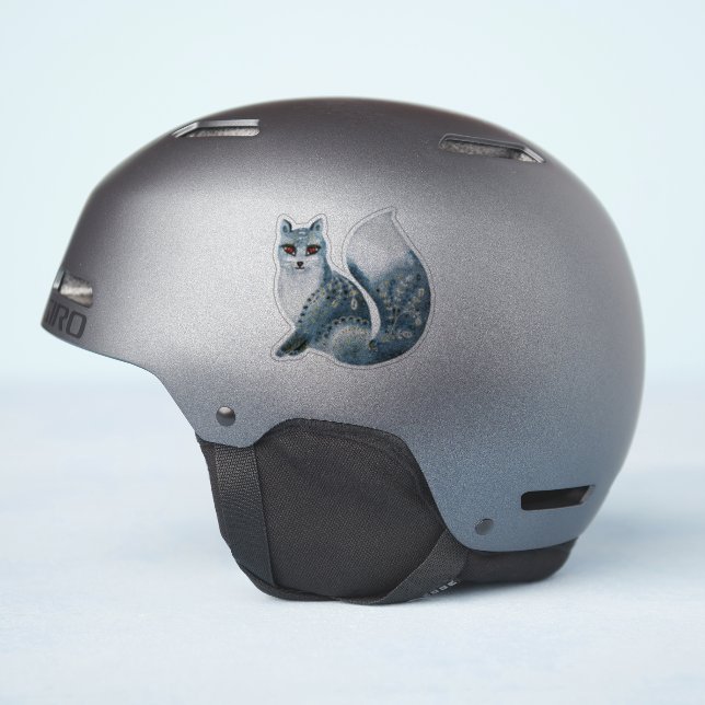 Cute Grey Fox (Helmet Side)