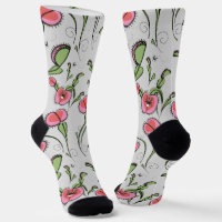 Cute Grey & Pink Venus Flytrap Stuck on Your Love