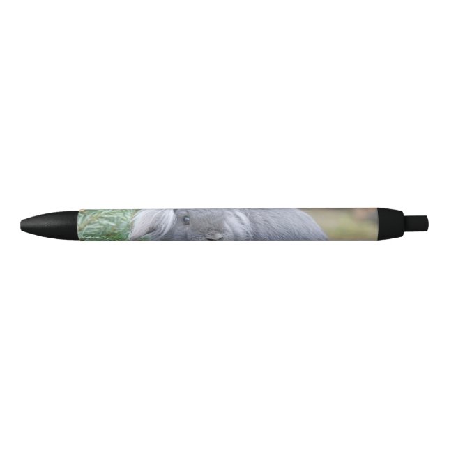 Cute grey rabbit    black ink pen (Front)