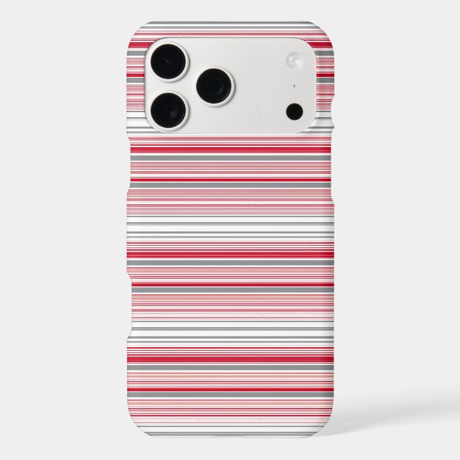 Cute grey red stripes (Back)