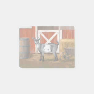 Cute Grey Spotted Goat Post-it Notes