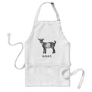 Cute Grey Spotted Goat Standard Apron