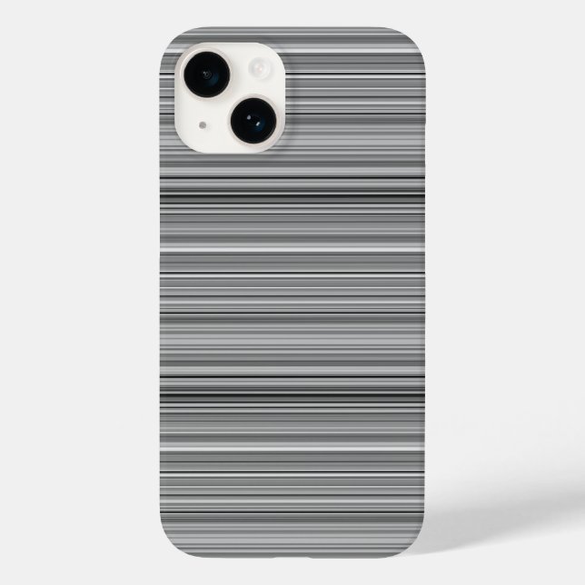 Cute grey stripes Case-Mate iPhone case (Back)