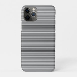 Cute grey stripes iPhone 11 pro case