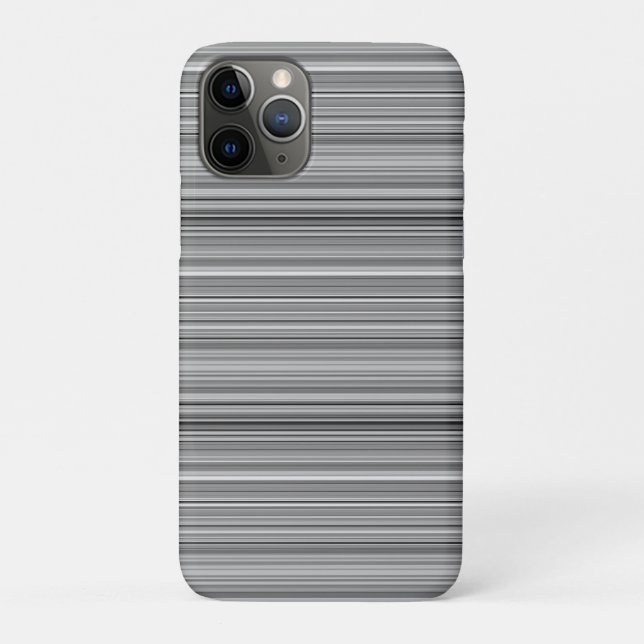 Cute grey stripes Case-Mate iPhone case (Back)