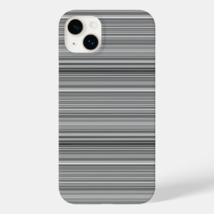 Cute grey stripes Case-Mate iPhone 14 plus case