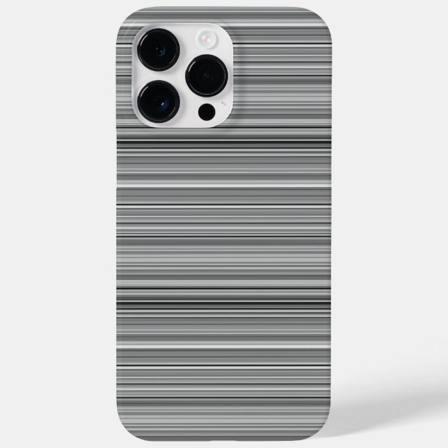 Cute grey stripes Case-Mate iPhone case (Back)