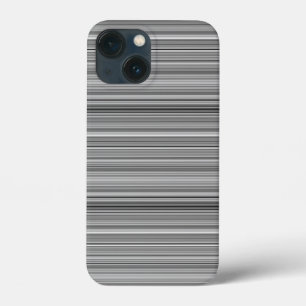 Cute grey stripes iPhone 13 mini case
