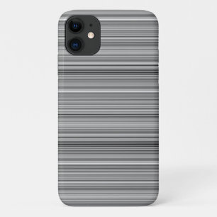 Cute grey stripes iPhone 11 case