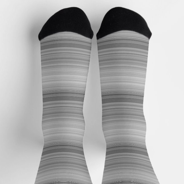 Cute grey stripes socks (Top)