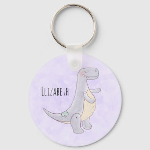  Cute Grey Tyrannosaurus Rex Dinosaur Toy Keychain