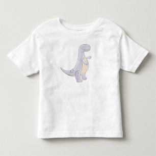 Cute Grey Tyrannosaurus Rex Dinosaur Toy Toddler T-shirt