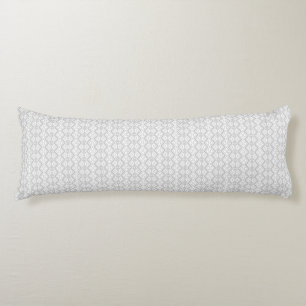 Cute grey zigzag pattern mug button body pillow