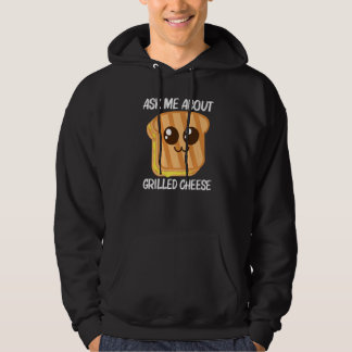 Cute Grilled Cheese For Men Women Toast Bread Hoodie