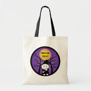 Cute Grim Kid Trick-or-Treat Bag