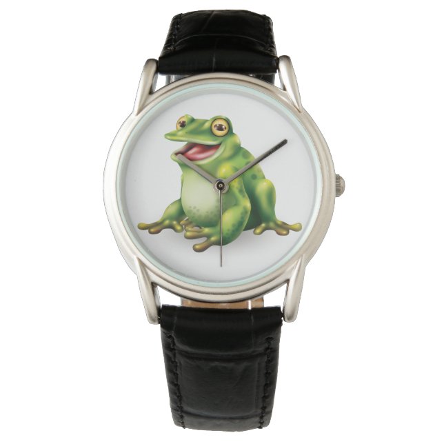 Cute Grinning Frog Watch (Front)
