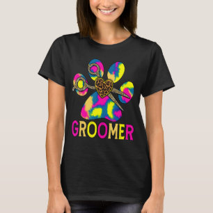 Cute grooming dog cat pet animal groomer shears pa T-Shirt