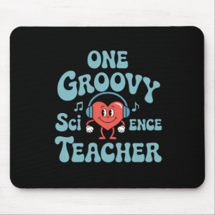 Cute Groovy Science Teacher Appreciation Back To Mouse Pad
