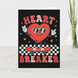 Cute Groovy Valentines Day Funny Valentine Kids Bo Card