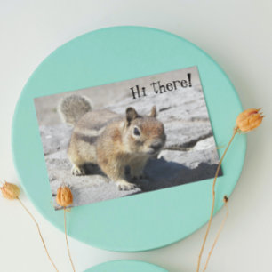 Cute Ground Squirrel Photo Birthday Card