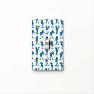 Cute Grover Pattern Light Switch Cover