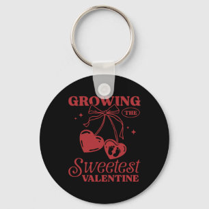 Cute Growing The Sweetest Valentine Pregnancy Anno Keychain