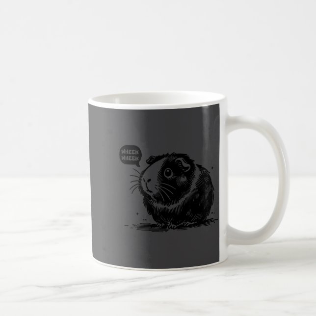 Cute Guinea G Wheek Wheek Sounds Guinea G Lover Fu Coffee Mug (Right)